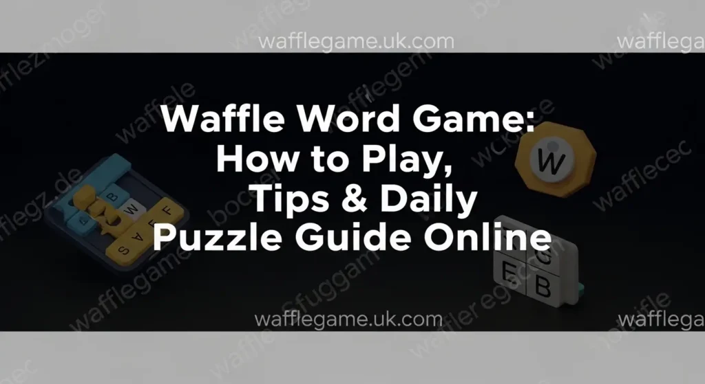 Waffle Word Game