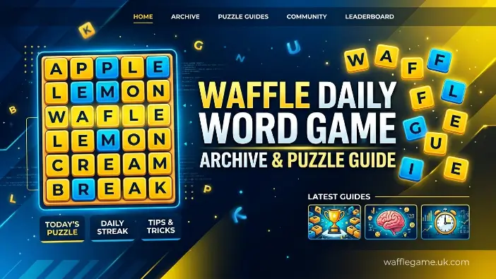 Waffle Daily Word Game Archive
