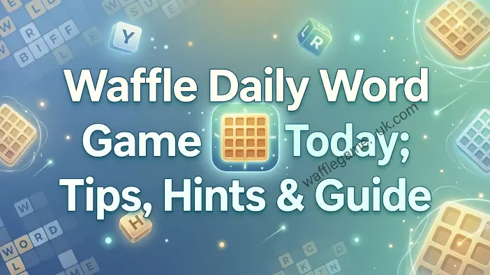 Waffle Daily Word Game Today 