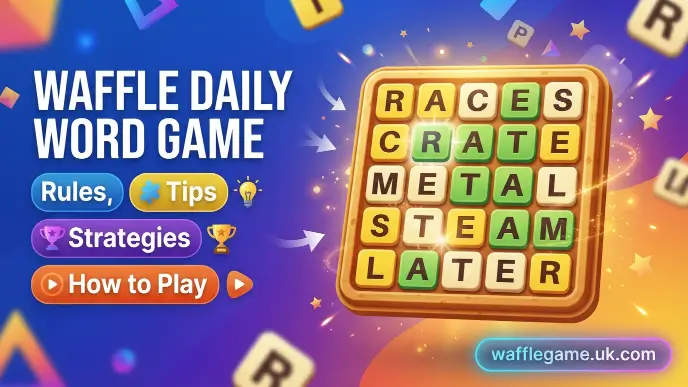 Waffle Daily Word Game