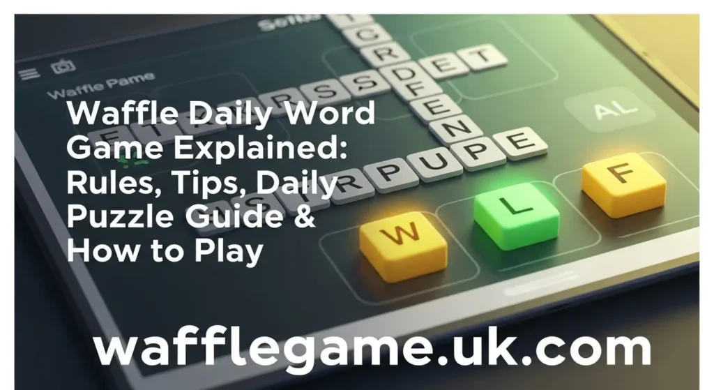 Waffle Daily Word Game