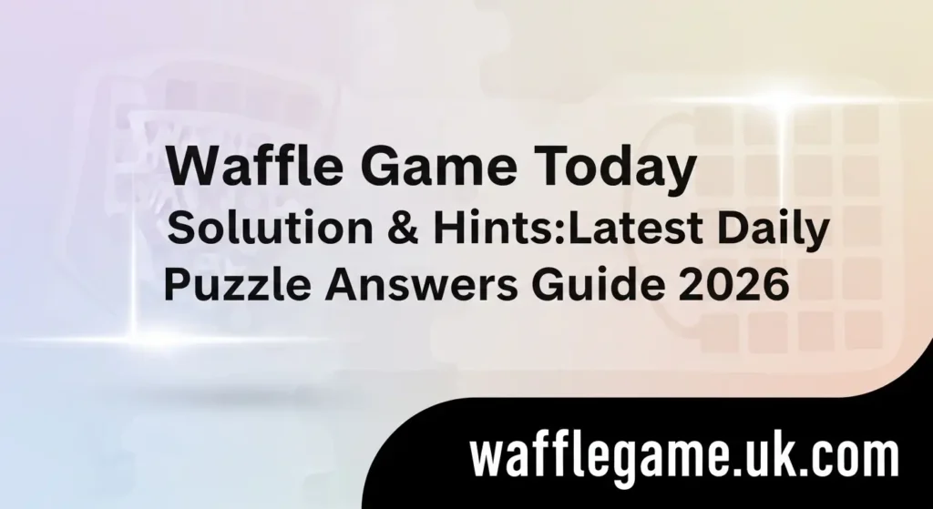 Waffle Game Today