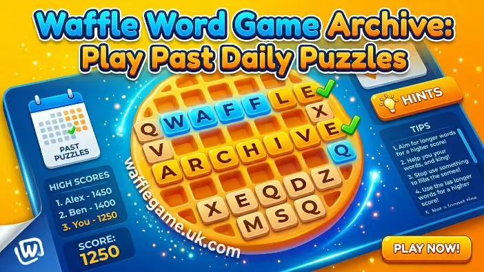 Waffle Word Game Archive