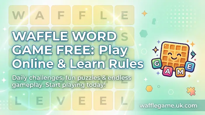 Waffle Word Game Free