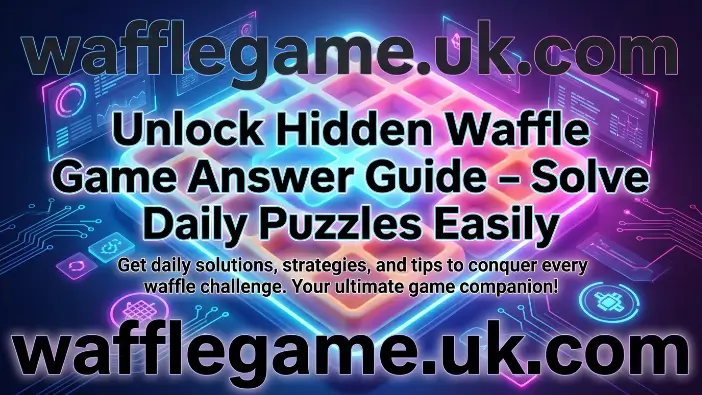 waffle game answer